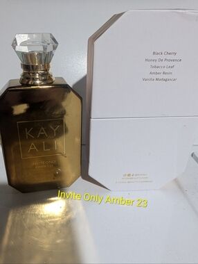 Kayali Invite only Amber 23 3.4 Oz Authentic